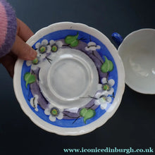 Load image into Gallery viewer, SCOTTISH POTTERY. Vintage 1920s Hand Painted MAK MERRY CUP AND SAUCER (a/f)
