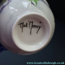 Load image into Gallery viewer, SCOTTISH POTTERY. Vintage 1920s Hand Painted MAK MERRY CUP AND SAUCER (a/f)

