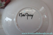 Load image into Gallery viewer, Antique Scottish Pottery Bough. Cup and Saucers &amp; Side Plate. Pink Prunus
