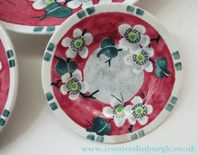Load image into Gallery viewer, SCOTTISH POTTERY. Vintage 1920s Hand Painted MAK MERRY Pottery. Set of Three Plates
