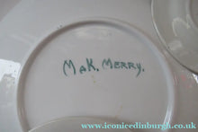 Load image into Gallery viewer, SCOTTISH POTTERY. Vintage 1920s Hand Painted MAK MERRY Pottery. Set of Three Plates
