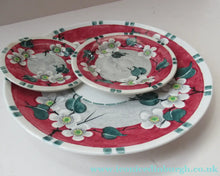 Load image into Gallery viewer, SCOTTISH POTTERY. Vintage 1920s Hand Painted MAK MERRY Pottery. Set of Three Plates
