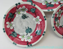 Load image into Gallery viewer, SCOTTISH POTTERY. Vintage 1920s Hand Painted MAK MERRY Pottery. Set of Three Plates
