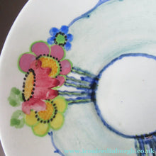 Load image into Gallery viewer, 1920s Scottish Pottery Trio Cup Saucer Side Plate Mak Merry Floral Pattern Daisy
