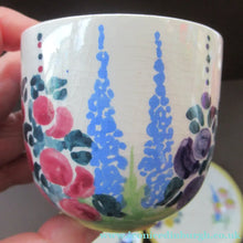 Load image into Gallery viewer, 1920s Scottish Pottery Scottish Lady Painter Trio. Cup, Sauder and Side Plate
