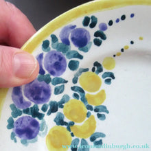 Load image into Gallery viewer, 1920s Scottish Pottery Scottish Lady Painter Trio. Cup, Sauder and Side Plate

