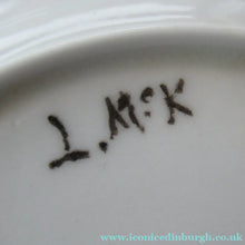 Load image into Gallery viewer, 1930s Scottish Art Pottery Hand Painted Plate Bough or Mak Merry

