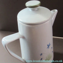 Load image into Gallery viewer, Buchan Pottery Stoneware Coffee Pot Thistles Pattern 1950s 1960s
