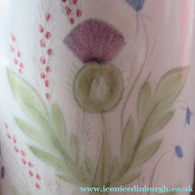 Load image into Gallery viewer, Buchan Pottery Stoneware Coffee Pot Thistles Pattern 1950s 1960s
