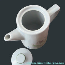 Load image into Gallery viewer, Buchan Pottery Stoneware Coffee Pot Thistles Pattern 1950s 1960s
