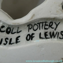 Load image into Gallery viewer, Vintage SCOTTISH STUDIO POTTERY Figurine: Isle of Lewis Shepherd by Coll Pottery
