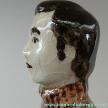 Load image into Gallery viewer, Vintage SCOTTISH STUDIO POTTERY Figurine: Isle of Lewis Shepherd by Coll Pottery
