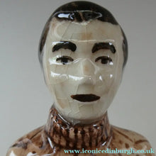 Load image into Gallery viewer, Vintage SCOTTISH STUDIO POTTERY Figurine: Isle of Lewis Shepherd by Coll Pottery
