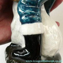 Load image into Gallery viewer, Vintage SCOTTISH STUDIO POTTERY Figurine: Isle of Lewis Shepherd by Coll Pottery
