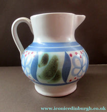 Load image into Gallery viewer, Scottish Buchan Pottery Portobello Stoneware Jug with Abstract Floral Pattern
