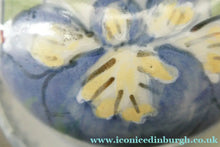 Load image into Gallery viewer, Vintage SCOTTISH Highland Stoneware CHEESE DOME Rarer Iris Pattern
