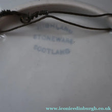Load image into Gallery viewer, SCOTTISH POTTERY. Hand-Painted Highland Landscape HIGHLAND Stoneware Plate
