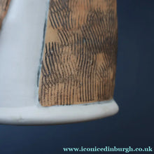Load image into Gallery viewer, SCOTTISH POTTERY. Vintage Sculptural Vase Featuring a Highland Bothy. John O'Groats Pottery
