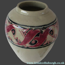 Load image into Gallery viewer, Antique Scottish Studio Pottery Stoneware Vase SIGNED
