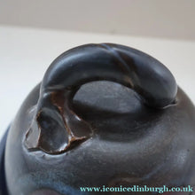 Load image into Gallery viewer, SCOTTISH POTTERY. Vintage Studio Pottery Butter / Cheese Dome by Margaret Kinnear at Oathlaw Pottery
