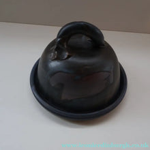 Load image into Gallery viewer, SCOTTISH POTTERY. Vintage Studio Pottery Butter / Cheese Dome by Margaret Kinnear at Oathlaw Pottery

