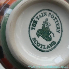 Load image into Gallery viewer, SCOTTISH POTTERY. Vintage Tain Pottery Medium Size Stoneware Pottery with Hand Painted Buchanan Tartan Pattern. 5 AVAILABLE
