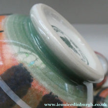 Load image into Gallery viewer, SCOTTISH POTTERY. Vintage Tain Pottery Medium Size Stoneware Pottery with Hand Painted Buchanan Tartan Pattern. 5 AVAILABLE
