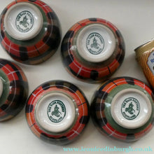 Load image into Gallery viewer, SCOTTISH POTTERY. Vintage Tain Pottery Medium Size Stoneware Pottery with Hand Painted Buchanan Tartan Pattern. 5 AVAILABLE
