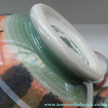 Load image into Gallery viewer, SCOTTISH POTTERY. Vintage Tain Pottery Medium Size Stoneware Pottery with Hand Painted Buchanan Tartan Pattern. 5 AVAILABLE
