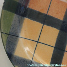 Load image into Gallery viewer, SCOTTISH POTTERY. Vintage Tain Pottery Trio. Heavy Duty Stoneware Pottery with Hand Painted Buchanan Tartan Pattern. 7 AVAILABLE
