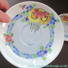 Load image into Gallery viewer, 1920s Mak Merry Floral Plates Scottish Pottery Antique
