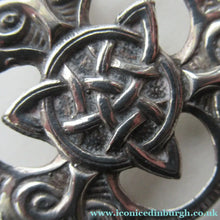 Load image into Gallery viewer, Vintage Sterling Silver 925 Scottish Celtic Brooch
