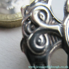 Load image into Gallery viewer, Vintage Sterling Silver 925 Scottish Celtic Brooch

