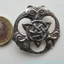 Load image into Gallery viewer, Vintage Sterling Silver 925 Scottish Celtic Brooch
