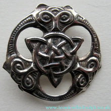 Load image into Gallery viewer, Vintage Sterling Silver 925 Scottish Celtic Brooch
