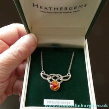 Load image into Gallery viewer, HEATHERGEMS Celtic Style Sterling Silver Pendant 
