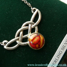 Load image into Gallery viewer, HEATHERGEMS Celtic Style Sterling Silver Pendant 
