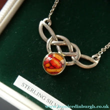 Load image into Gallery viewer, HEATHERGEMS Celtic Style Sterling Silver Pendant 
