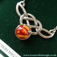 Load image into Gallery viewer, HEATHERGEMS Celtic Style Sterling Silver Pendant 
