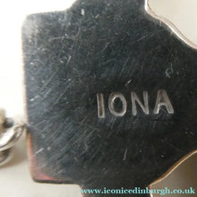 Load image into Gallery viewer, Large ANTIQUE Scottish Silver Pendant with Iona Cross Motif. Glasgow Hallmark Gilmore &amp; Watson 1919
