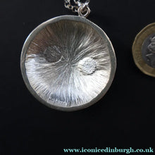 Load image into Gallery viewer, Scottish Silver Owl Pendant by James Brent Ward. Edinburgh Hallmark 2014 - Vintage Scottish Silver Jewellery
