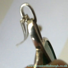 Load image into Gallery viewer, SCOTTISH SILVER. Pre-Loved Silver and Purple Enamel ORTAK LEAH Pendant. BOXED
