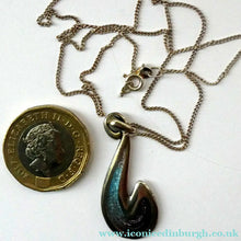 Load image into Gallery viewer, SCOTTISH SILVER. Pre-Loved Silver and Enamel ORTAK Vintage Pendant. BOXED
