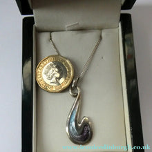Load image into Gallery viewer, SCOTTISH SILVER. Pre-Loved Silver and Enamel ORTAK Vintage Pendant. BOXED

