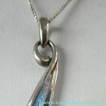 Load image into Gallery viewer, SCOTTISH SILVER. Pre-Loved Silver and Enamel ORTAK Vintage Pendant. BOXED
