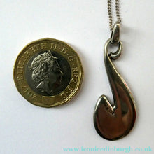 Load image into Gallery viewer, SCOTTISH SILVER. Pre-Loved Silver and Enamel ORTAK Vintage Pendant. BOXED
