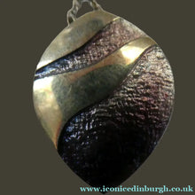Load image into Gallery viewer, SCOTTISH SILVER. Pre-Loved Silver and Enamel MIRAGE ORTAK Pendant. BOXED
