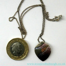 Load image into Gallery viewer, SCOTTISH SILVER. Pre-Loved Silver and Enamel MIRAGE ORTAK Pendant. BOXED
