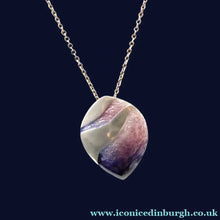 Load image into Gallery viewer, SCOTTISH SILVER. Pre-Loved Silver and Enamel MIRAGE ORTAK Pendant. BOXED
