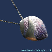 Load image into Gallery viewer, SCOTTISH SILVER. Pre-Loved Silver and Enamel MIRAGE ORTAK Pendant. BOXED
